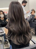 ジルブラン(JIL BLAN)&nbsp;ハイライトバレイヤージュダブルカラー20代30代40代グレージュ