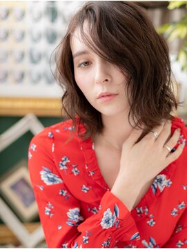 カバーヘア ブリス 志木南口駅前店(COVER HAIR bliss) ★グレージュアッシュボブパーマくびれミディ20代30代40代★9