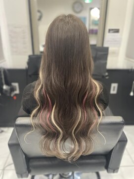 ヘアーデザイン ジェルム(Hair Design germe) ポイントでエクステ --RINA--