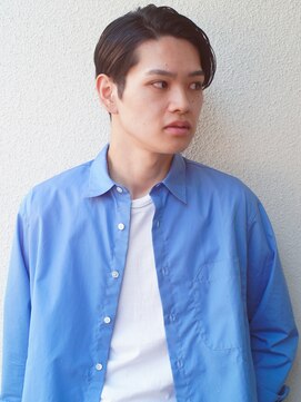 レジュアル(RESSUAL) スーツ短髪ツーブロック束感モテる黒髪シークレットパーマ流行