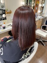 ユニックス 赤羽店(UNIX) ブリーチなしレッドブラウン