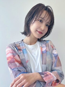 フィーリーカラー 大阪梅田店(feery color) グレージュベージュショートボブショートレイヤーブリーチ学割