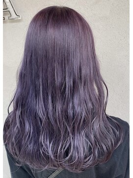 デコラロジィ 川越(DECORA rojii) ツヤツヤのハイトーン＊ラベンダーアッシュ【川越/本川越】