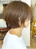 ミルティ☆ハイライト入り脱白髪染カラーのショート☆