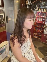 グリッツ (GLITZ) モカグレージュ&裾ピンクカラー