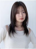 韓国レイヤー透明感カラー髪質改善トリートメント艶髪