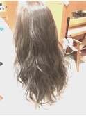 ブリーチなしダブルカラー 8トーン　アッシュグレージュ【鶴見】