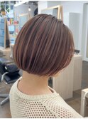 ケアブリーチダブルカラーインナーカラーハイトーン髪質改善