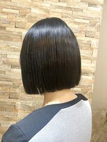 ココカラヘアー ニコ(cococara hair nico)&nbsp;切りっぱなしボブ/トリートメント/暗髪/ブラック/韓国風
