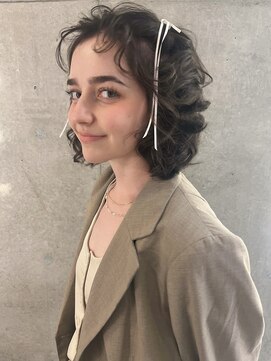 ペレ 梅田(PELE) 黒髪/ボブルフ/ネビージュ/小顔/ワンレン/梅田/髪質改善/前髪