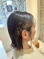 マイノリティー(Minority Produced By TOPHAIR)&nbsp;お呼ばれヘア　金箔