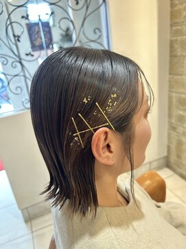 マイノリティー(Minority Produced By TOPHAIR) お呼ばれヘア　金箔