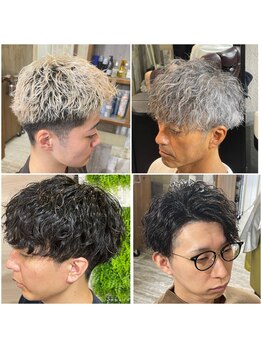 デルフィーノ ヘアーパフォーム(delfino hair perform)の写真/メンズパーマ専門店だからできる、朝ラク×高再現性のスタイル提案！モテたい男が選ぶ好印象パーマスタイル