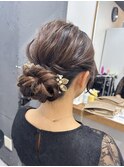 『シニヨン』/結婚式/お呼ばれ/ドレス