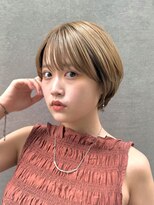 ロンド 銀座(Lond) ●杉浦くびれヘア/アプリコットオレンジ/ショート/韓国12