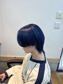 アン ブリーチ(UN BLEACH) 【ブリーチカラー】ネイビーブルー