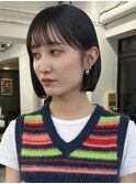 【SANA】耳にかけても可愛いミニボブ