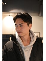 ツーエイチ 新宿(2H)&nbsp;新宿/メンズヘア/かきあげショート/センターパート/新宿理容室