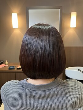 大人可愛いヘルシーボブスタイル30代40代50代60代