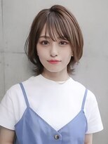 ギークス(GEEKS) 【GEEKS渋谷】レイヤーボブ/ネオウルフ/冬カラー/ココアベージュ