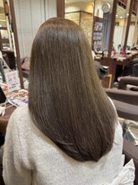 ファブ 千葉店(FaB)&nbsp;【ブリーチなしダブルカラー×オリーブベージュ】