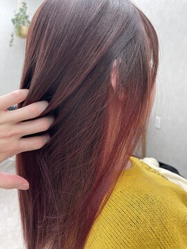 イツキ ヘアーデザイン(ITSUKI hair design) 赤系カラー