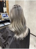 バレイヤージュ、ハイライト、レイヤーロング、キッズカット
