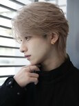 『毛流れフェザー』│ミルクティーベージュ│ウルフカット