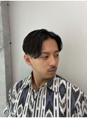 毛流れセンターパート