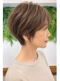 顔型別ヘアスタイル/似合わせ診断/ショートボブ/小顔