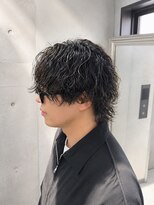コア(CO:A) サーフカールパーマ メンズミディアムグランジパーマ長崎ウルフ