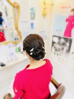 美容室 ティンカーベル&nbsp;シニヨンヘア