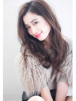 マリアバイアフロート(Maria by AFLOAT) とろみウェーブなエフォートレスロング大人カジュアルグレージュ