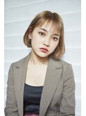 【Lalei】ハイトーンショートボブ 辻幸奈 表参道