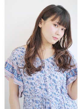 ディオ アンド ルーチェ アット(Dio&Luce at.) 【Dio AzabuToriizaka】ナチュラルセミロング＆コテ巻きアレンジ