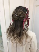 クロップ エス 湘南辻堂(crop es) crop es 湘南辻堂 yuuka☆フラワーハーフアップ