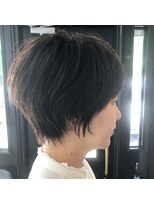 ミジョレ(MIJYORE) ベージュ×ショート