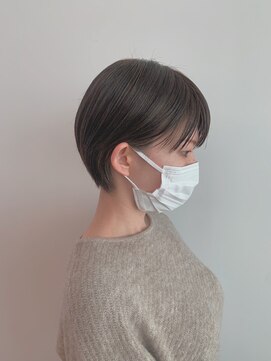 トップヘアーヒルズ 安城(TOP HAIR HILLS) 丸みショートボブ/ニュアンスカラー/ヘルシースタイル