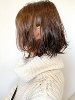 メルト 吉祥寺(melt)&nbsp;【宮本大輔】大人 アンニュイパーマ 人気 ベージュ 耳掛け