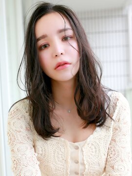 ラフィス ヘアーピュール 梅田茶屋町店(La fith hair pur) 【La fith】 ナチュラルセミディスタイル