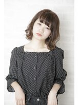 ルルディ バイ アフロディーテ銀座(luludi by APHRODITE) 黒髪/グレーベージュ/レイヤーロング/前髪パーマ/銀座