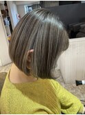 白髪ぼかしハイライト