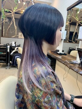 マコ(mako) インナーカラー オングラデーション