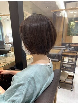 ルディー バイ ヘアーポケット(rudii by HAIR POCKET) ショートボブ×マロンブラウン