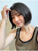 【外はねミニボブ】ラフにゆるく。