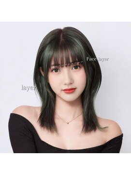 アリスバイアフロート 自由が丘(ALICe by AFLOAT) くびれレイヤーカット/ぱつっとバング