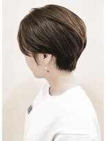 モリオ フロム ロンドン 成増店 【morio成増/一戸】耳かけ丸みショートグレージュカラー