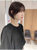 *滝田*20代30代40代似合わせ小顔ショートカットボブアッシュ