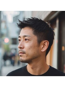 ヘアメイク リーフ 茂原店(HAIRMAKE Leaf) フェードカット/スキンフェード/スパイキーショート