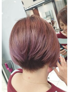 ヘアースタジオ ジェイワン(hair studio J ONE) 30代40代50代60代　脱白髪染め　白髪ぼかし　ピンク系カラー